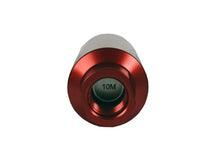 Load image into Gallery viewer, Aeromotive In-Line Filter - (AN-10) 10 Micron Microglass Element Red Anodize Finish - Back View