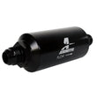 Load image into Gallery viewer, Aeromotive In-Line Filter - (AN -10 Male) 40 Micron Stainless Mesh Element Bright Dip Black Finish - Main Product View