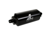 Load image into Gallery viewer, Aeromotive In-Line Filter - (AN-6 Male) 10 Micron Microglass Element Bright Dip Black Finish - Installation View