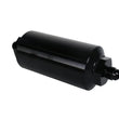Load image into Gallery viewer, Aeromotive In-Line Filter - (AN-6 Male) 40 Micron Stainless Mesh Element Bright Dip Black Finish - Side View