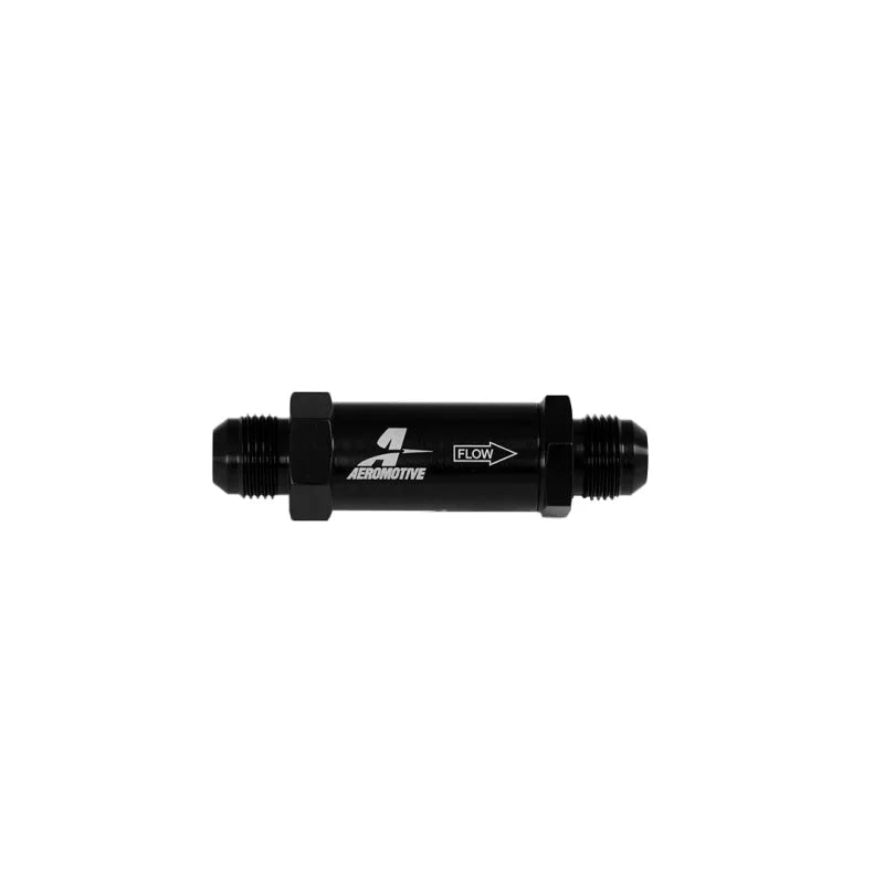 Aeromotive In-Line Full Flow Check Valve (-10 AN Flare) - Black - Main Product View