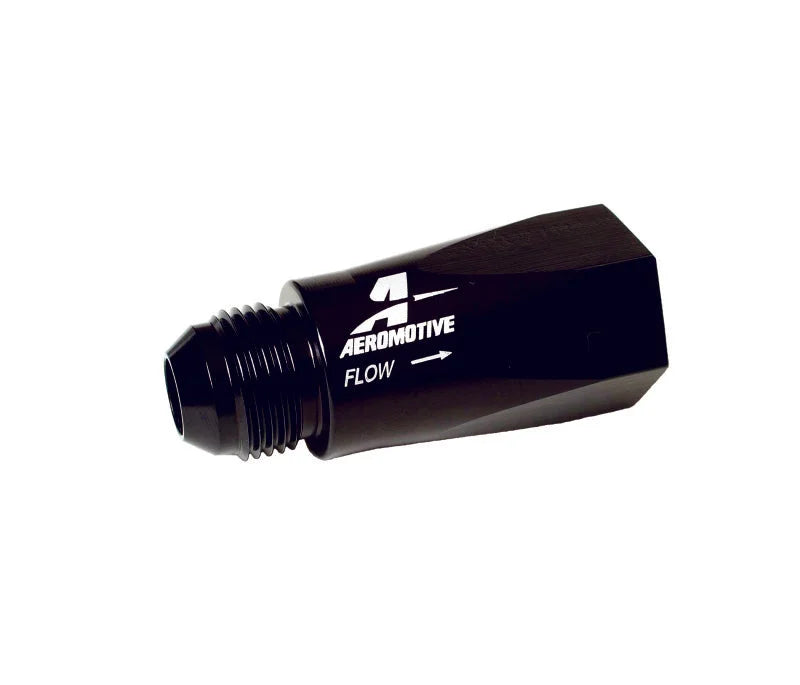 Aeromotive In-Line Full Flow Check Valve (Male -10 AN Inlet / Female -10 AN Outlet) - Main Product View
