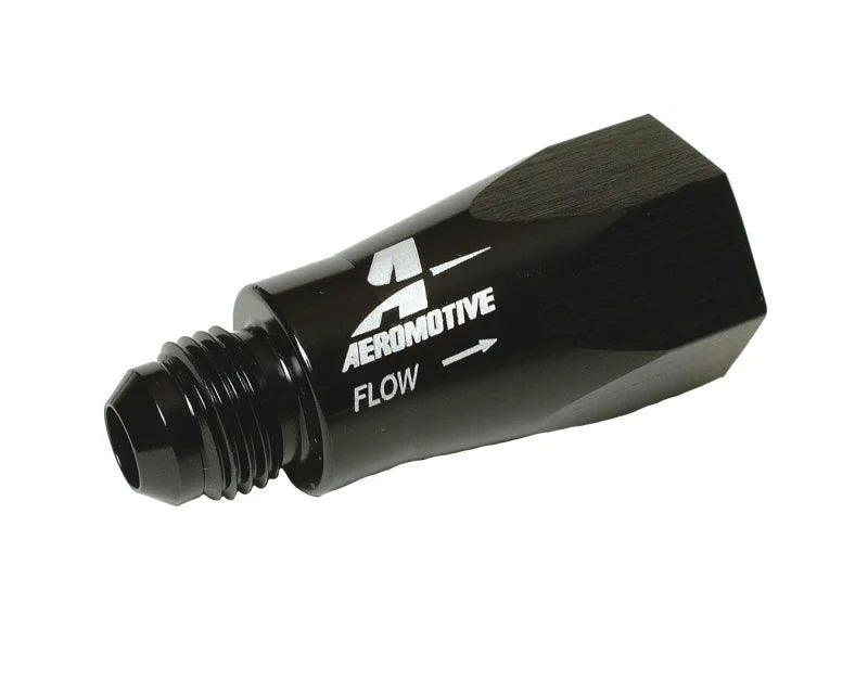 Aeromotive In-Line Full Flow Check Valve (Male -6 AN Inlet / Female -6 AN Outlet) - Main Product View