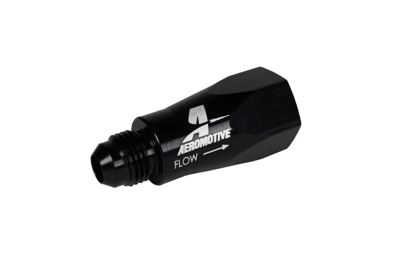 Aeromotive In-Line Full Flow Check Valve (Male -6 AN Inlet / Female -6 AN Outlet) - Side View