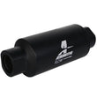 Load image into Gallery viewer, Aeromotive In-Line Marine Filter - AN-12 - 40 Micron SS Element - Black Hardcoat Finish - Installation View