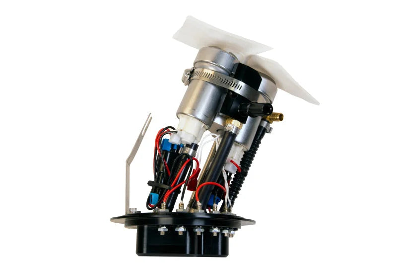 Aeromotive In Tank Fuel Pump Assembly - TVS - Dual 450lph fits 2011-2016 Ford Mustang S197 / S550 - Side View
