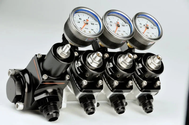 Aeromotive Modular Fuel Pressure Regulator - 2 x AN-06 Outlet and 2 x AN-10 Inlet Ports - Additional View 10