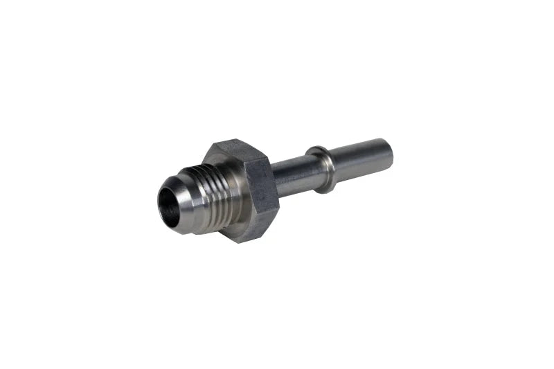 Aeromotive OE Pressure Line - 5/16in Male Quick Connect to -6 AN male (Male OE filter coupler) fits Ford - Main Product View