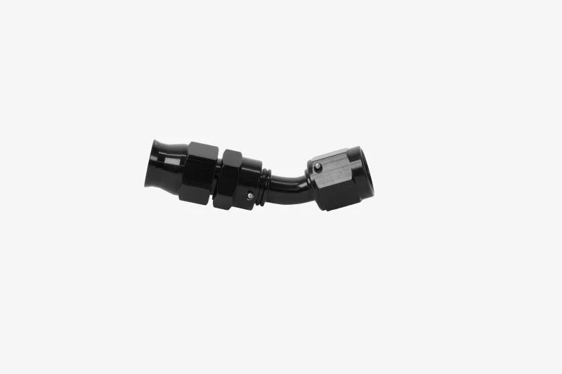 Aeromotive PTFE Hose End - AN-06 - 45 Deg - Black Anodized - Main Product View