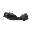 Load image into Gallery viewer, Aeromotive PTFE Hose End - AN-08 - 45 Deg - Black Anodized - Main Product View