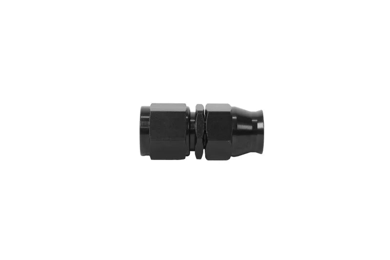 Aeromotive PTFE Hose End - AN-08 - Straight - Black Anodized - Main Product View