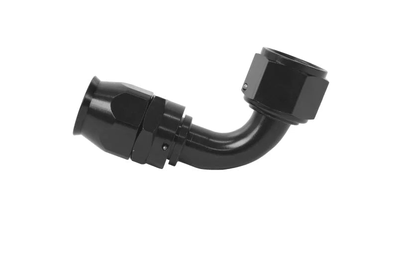 Aeromotive PTFE Hose End - AN-12 - 90 Deg - Black Anodized - Main Product View