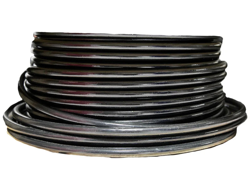 Aeromotive PTFE SS Braided Fuel Hose - Black Jacketed - AN-12 x 4ft - Main Product View