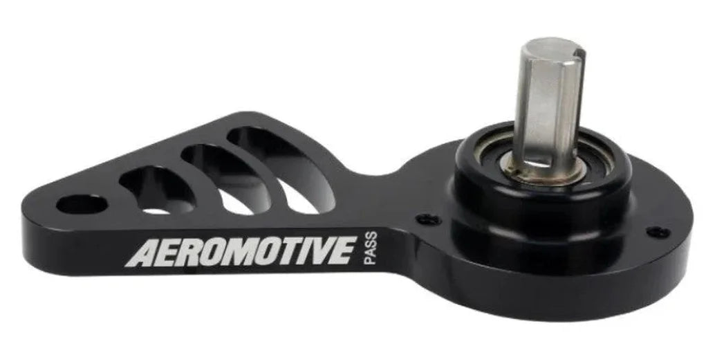 Aeromotive Passenger Side Belt Drive Bracket - Installation View