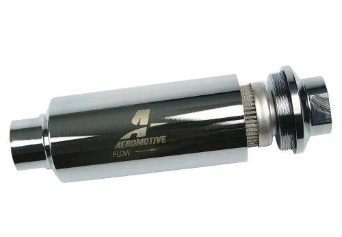 Aeromotive Pro-Series In-Line Fuel Filter - AN-12 - 10 Micron Fabric Element - Side View