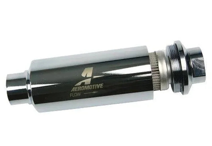 Aeromotive Pro-Series In-Line Fuel Filter - AN-12 - 10 Micron Fabric Element - Side View