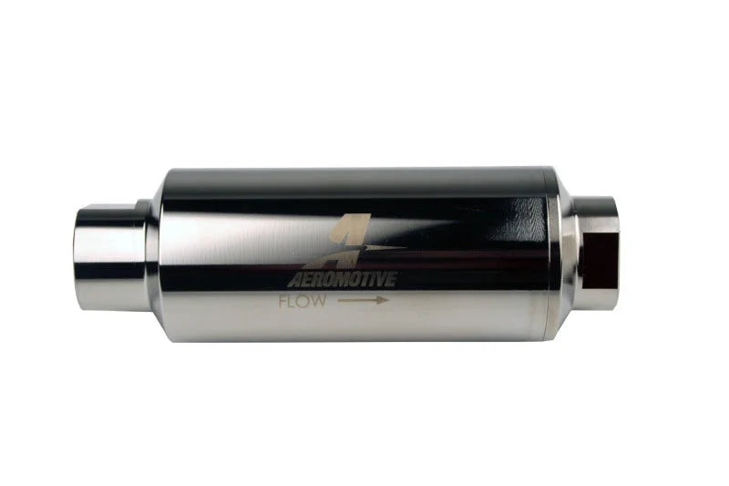 Aeromotive Pro-Series In-Line Fuel Filter - ORB-12 - 10 Micron Microglass Element - Side View
