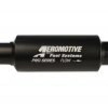 Load image into Gallery viewer, Aeromotive Pro-Series In-Line Fuel Filter - ORB-12 - 10 Micron Microglass Element - Back View