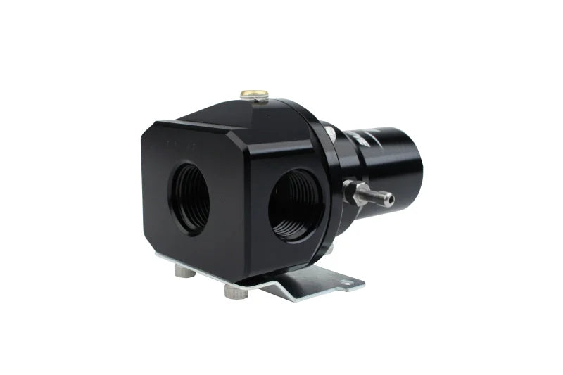 Aeromotive Regulator - 30-120 PSI - .500 Valve - 2x AN-10 Inlets / AN-10 Bypass - Installation View