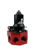 Load image into Gallery viewer, Aeromotive Regulator - 30-120 PSI - .500 Valve - 4x AN-08 and AN-10 inlets / AN-10 Bypass - Side View