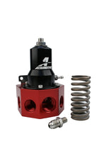Load image into Gallery viewer, Aeromotive Regulator - 30-120 PSI - .500 Valve - 4x AN-08 and AN-10 inlets / AN-10 Bypass - Installation View