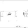 Load image into Gallery viewer, Aeromotive Replacement 100 Micron SS Element (for 12316 Filter Assembly) - Installation View
