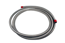 Load image into Gallery viewer, Aeromotive SS Braided Fuel Hose - AN-08 x 12ft - Side View