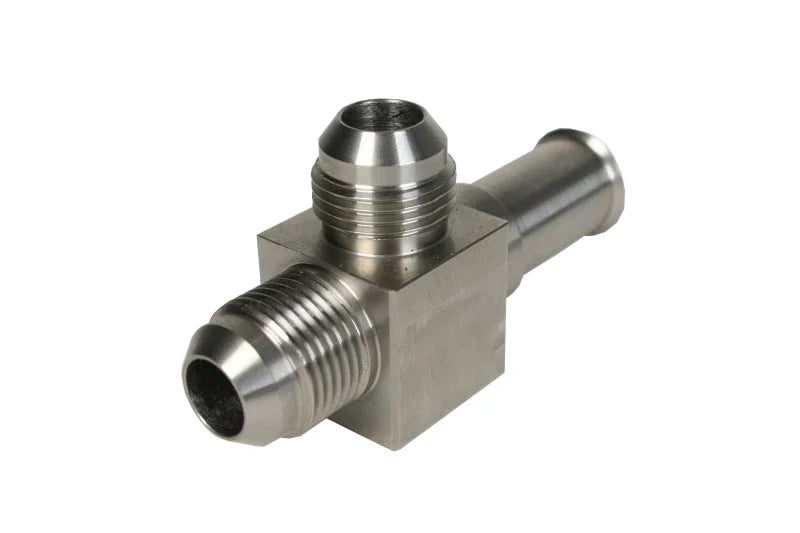Aeromotive SS Coupler to Convert OE Fuel line to Dual -8 AN Male Ports fits 86-06 Ford - Main Product View