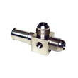 Load image into Gallery viewer, Aeromotive SS Coupler to Convert OE Fuel line to Dual -8 AN Male Ports fits 86-06 Ford - Side View