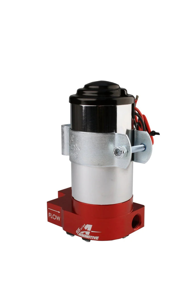 Aeromotive SS Series Billet (14 PSI) Carbureted Fuel Pump - 3/8in NPT Ports - Back View