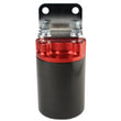 Load image into Gallery viewer, Aeromotive SS Series Billet Canister Style Fuel Filter 12317 Anodized Black/Red - Installation View