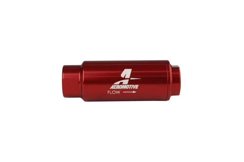Aeromotive SS Series In-Line Fuel Filter 12303 - 3/8in NPT - 40 Micron Fabric Element - Back View
