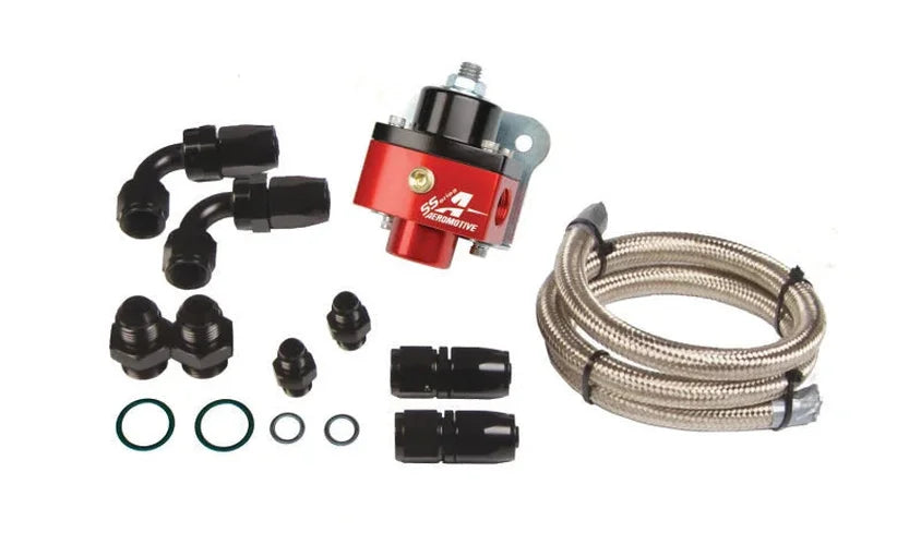 Aeromotive Single Carburetor Regulator (P/N 13201) Kit - Installation View