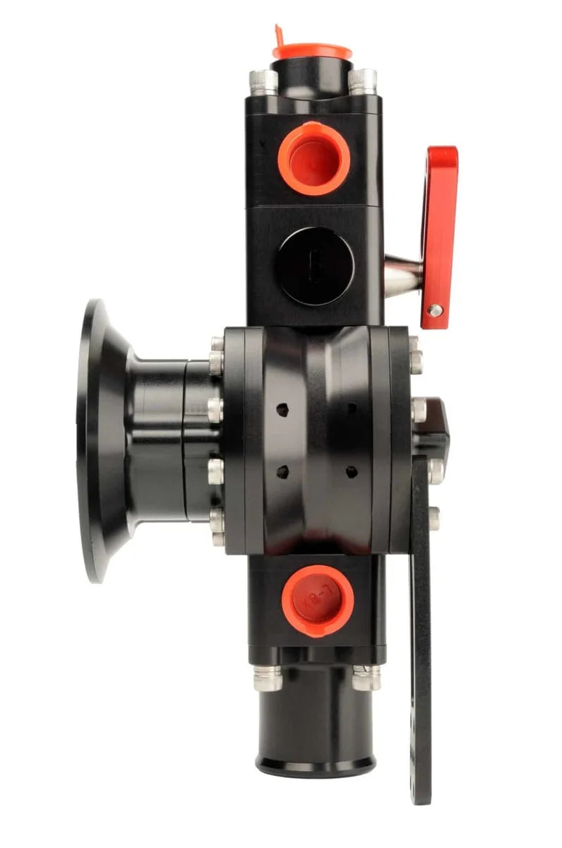 Aeromotive Spur Gear Fuel Pump - 3/8in Hex - NHRA Nitro Dragster Car Certified - 20gpm - Back View