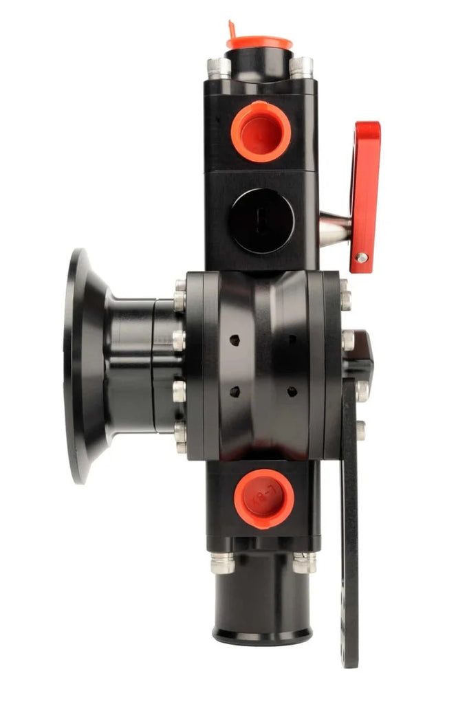 Aeromotive Spur Gear Fuel Pump - 3/8in Hex - NHRA Nitro Dragster Car Certified - 20gpm - Back View