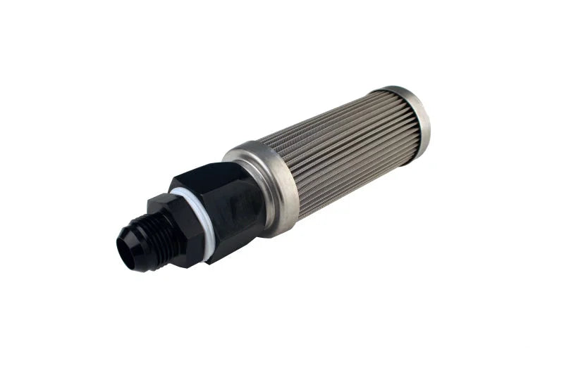 Aeromotive Stealth In-Tank -10AN Bulkhead 100 Micron Stainless Steel Fuel Filter - Side View