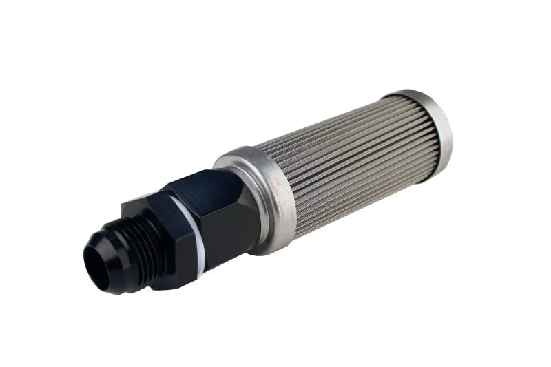 Aeromotive Stealth In-Tank -12AN Bulkhead 100 Micron Stainless Steel Fuel Filter - Side View