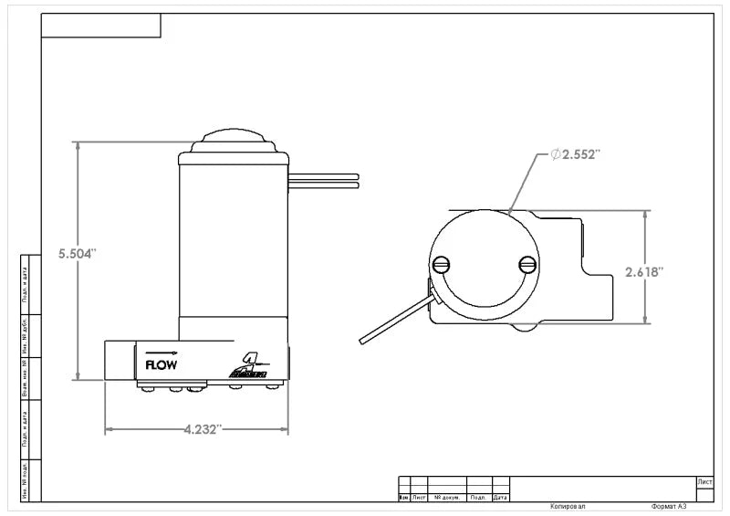 Aeromotive Street Pump 7-PSI - AN-08 Ports - Additional View 7