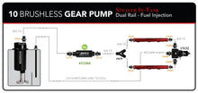 Load image into Gallery viewer, Aeromotive TRV 6 Gallon Brushless Spur 10.0 Fuel Cell - Side View