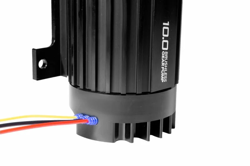 Aeromotive TVS In-Line Brushless Spur 10.0 External Fuel Pump - Side View