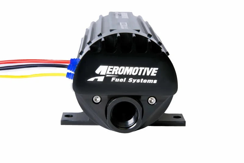 Aeromotive TVS In-Line Brushless Spur 10.0 External Fuel Pump - Back View