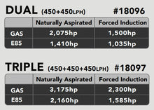 Load image into Gallery viewer, Aeromotive Triple Fuel Pumps fits 2005-2022 Chrysler / Dodge - Back View