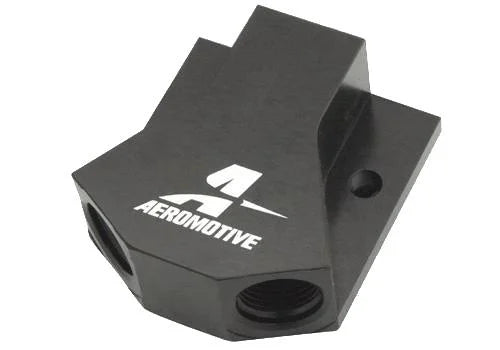 Aeromotive Y-Block - AN-12 - 2x AN-08 - Side View