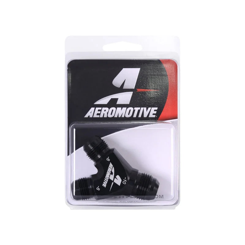 Aeromotive Y-Block - AN-12 - 2x AN-08 - Back View