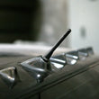Load image into Gallery viewer, Agency Power Universal Billet Shorty Antenna - Black - Side View
