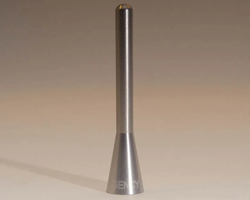 Agency Power Universal Billet Shorty Antenna - Black - Detail View