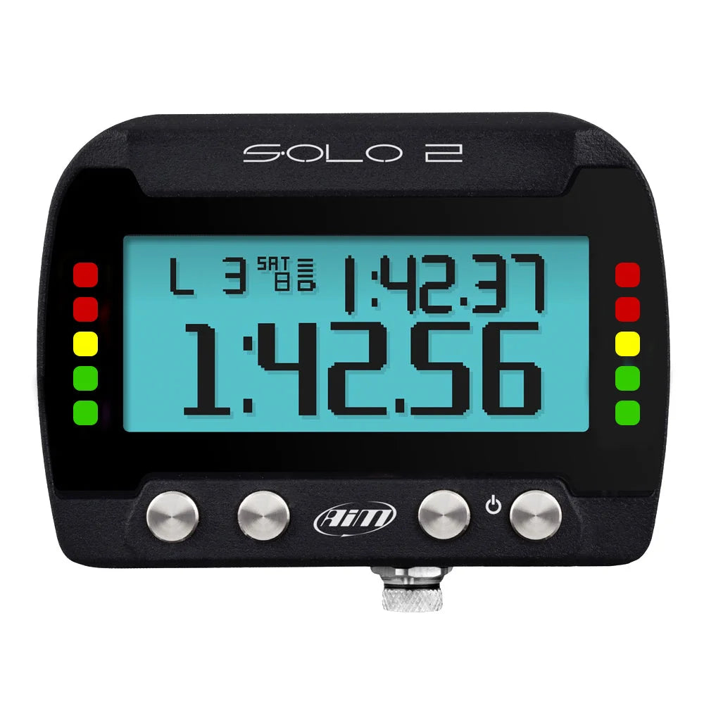 AiM SPORTS GPS Laptimer SOLO2 12 Volt Direct Power X47SOLO2002U0
