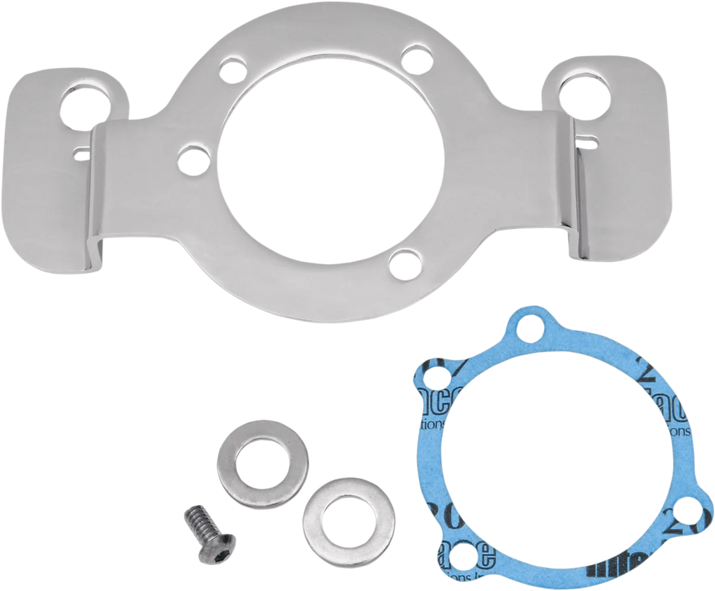 Air Cleaner Support Bracket Kit - '84-'89 Big Twin DragSpecialties 121143-BC315 - Side View