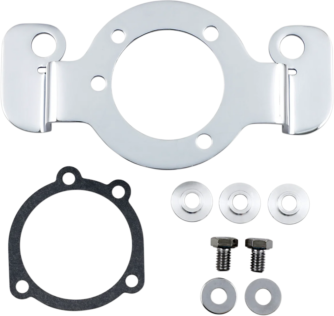 Air Cleaner Support Bracket Kit - '88-'06 Sportster DragSpecialties 120046-BC315 - Side View