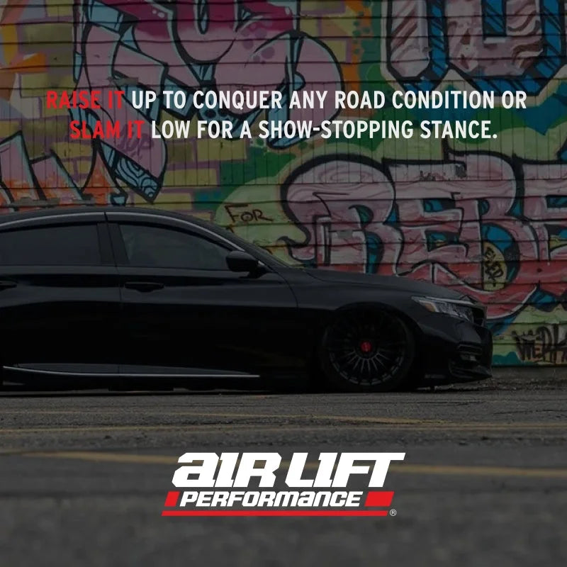 Air Lift 15-20 Acura TLX / 13-17 Honda Accord Front Performance Air Suspension Kit - Side View